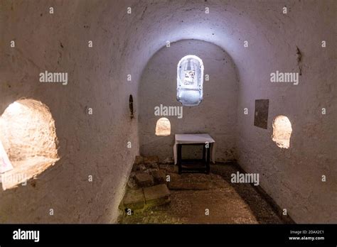 Crypt in Ripon Cathedral, Ripon, North Yorkshire, England, UK Stock Photo - Alamy