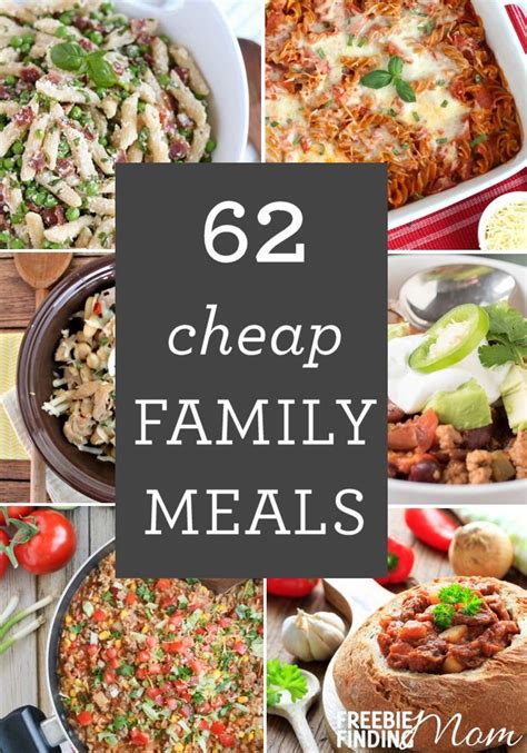 62 Cheap Family Meals | Cheap family meals, Family meals, Large family meals