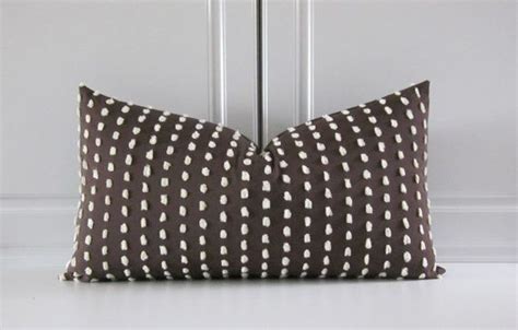 Pillow Cover Chocolate Brown with Cream Puffs by SewWhatAlley Handmade ...