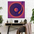 Glowing Vinyl Record Wall Art | Digital Art