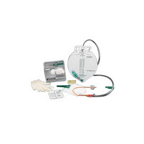 Bard Home Health Div BARDEX 100% Silicone Drain Bag Foley Catheter Tray 18 Fr 5 cc - 57897218 ...