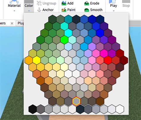 Roblox Color Map