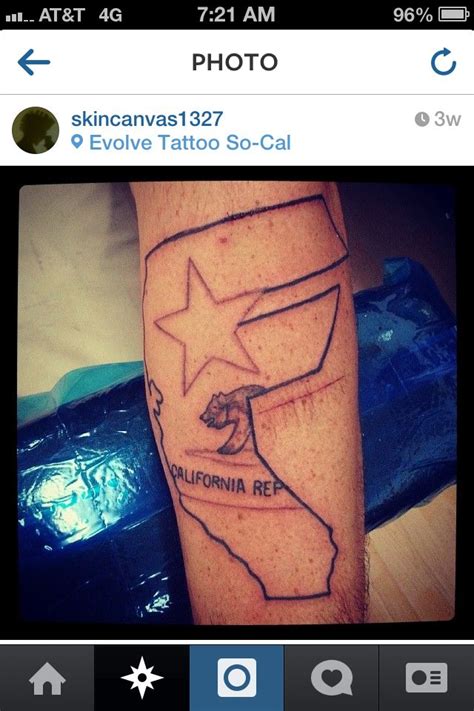 Bear Flag Museum: Instagram Foto California Bear Flag Tattoo ...