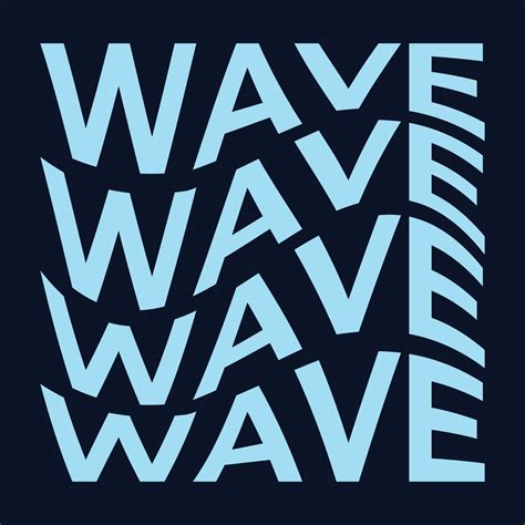 Wave Font Vector Art, Icons, and Graphics for Free Download