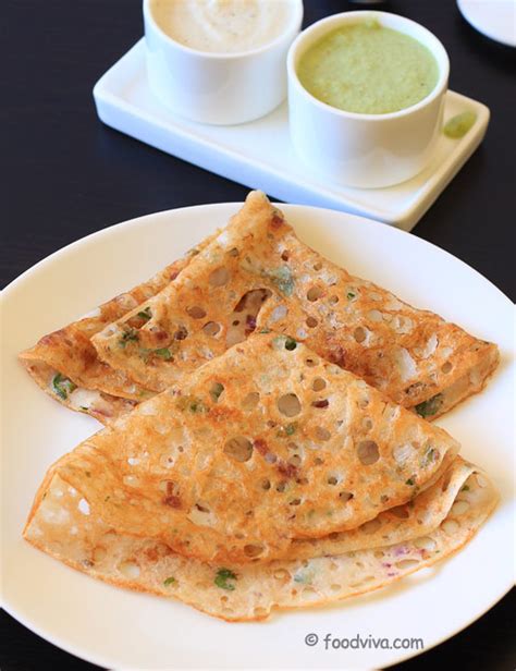 Rava Dosa Recipe With Step By Step Photos - Instant Onion Rava Dosa