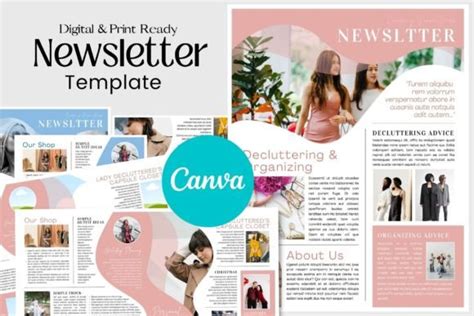 Canva Newsletter Template Fashion Graphic by naleencmudhannayake ...