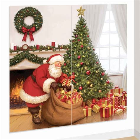 Santa Claus Scene Setters Wall Decorating Kit : Amscan Asia Pacific