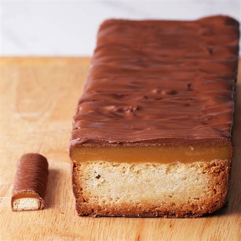 Giant Caramel Candy Bar Cake Recipe by Tasty