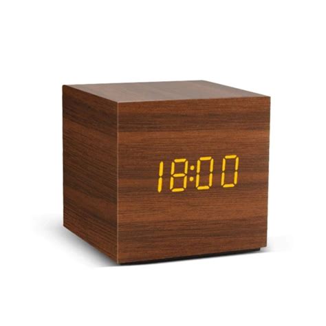 Alarm Clock LED wooden clock table clock living room clock | Etsy