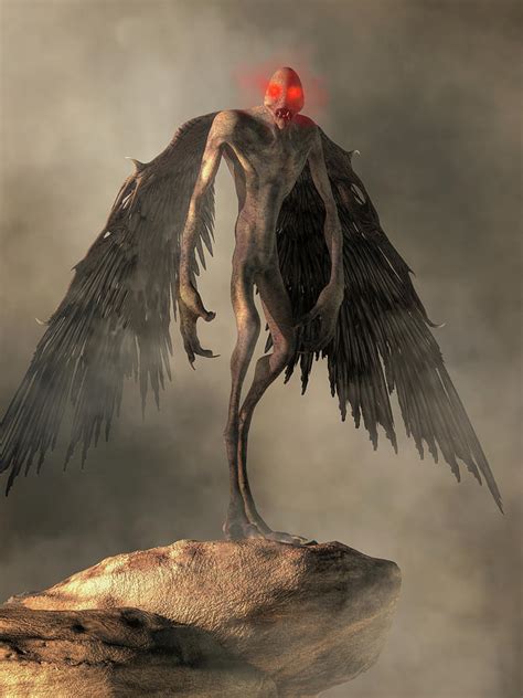 The Mothman Digital Art by Daniel Eskridge - Pixels