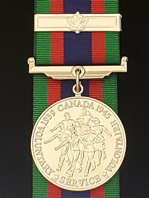 WW2 Canadian Volunteer Service Medal with Overseas Clasp, Reproduction ...