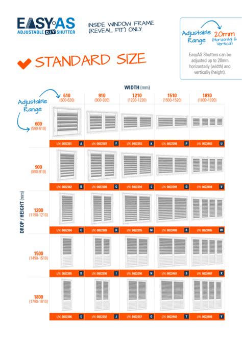 Selecting EasyAS Shutters - Pre-made + Custom Sizes Available