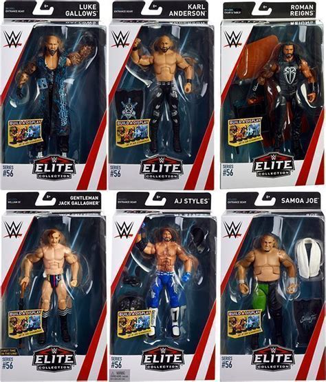 WWE Elite 65 - Complete Set of 6 Mattel Toy Wrestling Action Figures | eBay