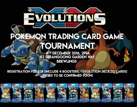 We will be hosting a Pokemon TCG tournament on Dec 4! As our slots are limited do PM us early ...