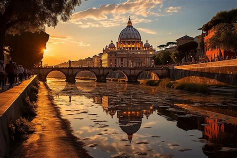 Premium AI Image | Eternal Spirituality Pristine View of Vatican City ...