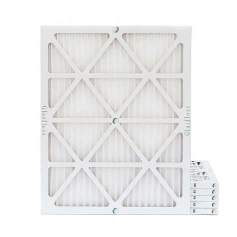 Glasfloss ZL 14x20x1 MERV 10 Pleated HVAC Air Filters. Box of 6 ...