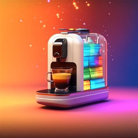 Premium AI Image | futuristic coffee machine