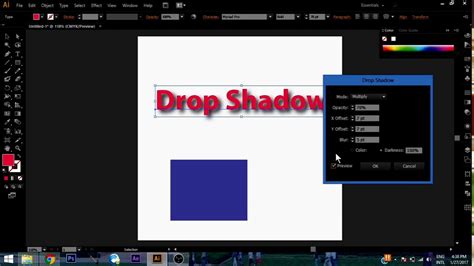 How to Add Drop Shadow in Adobe Illustrator CS6 (Quick tutorial) - YouTube