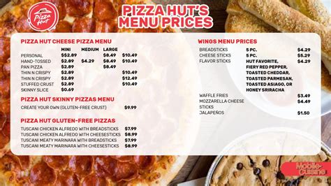 Pizza Hut Menu Prices + Save Money w/ Meal Deals (2024)