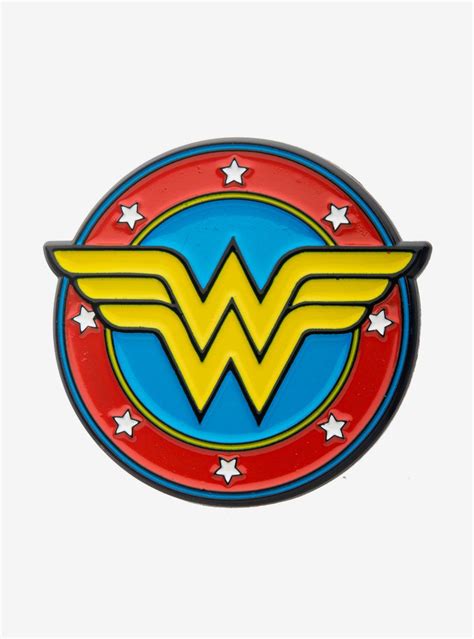 DC Comics Wonder Woman Logo Pin | Wonder woman logo, Wonder woman art ...