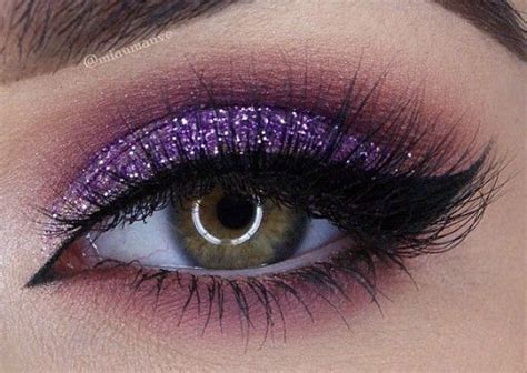 Get The Look: Glitter Eyeshadow - style etcetera | Purple eye makeup, Eye makeup, Glitter eyeshadow