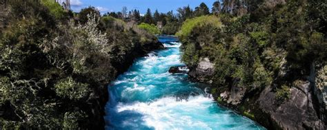 Huka Falls, Lake Taupo - Flying and Travel