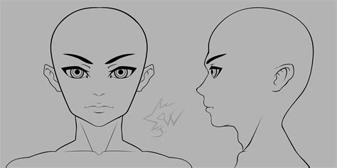 Anime Boy Head Model Sheet 01 by johnnydwicked on DeviantArt