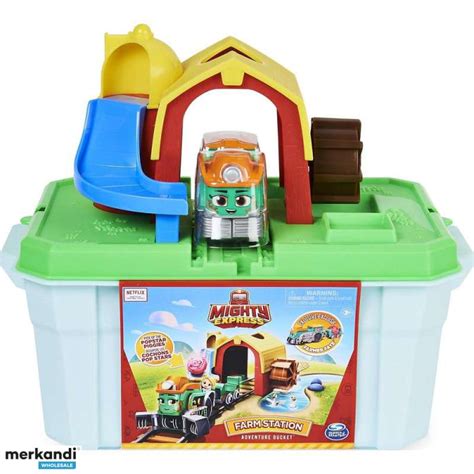 Spin Master 36000 MEX Mighty Express Story Adventure Bucket Farm Station Playset - Allemagne ...