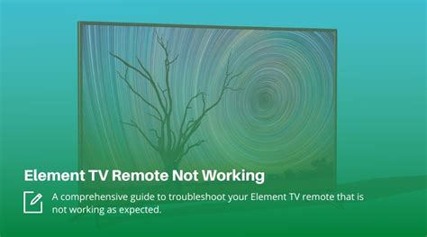 Element TV Remote Not Working [Try this FIRST!] - TechRandm