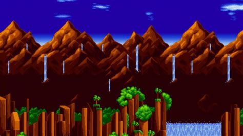 Green Hill Zone Act 2 Background Loop - YouTube