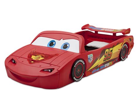 Disney/Pixar Cars Lightning McQueen Toddler-To-Twin Bed with Toy Box by ...