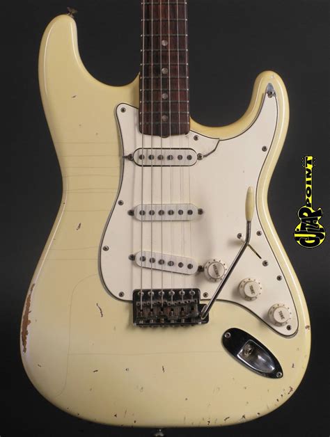 1966 Fender Stratocaster - Olympic White-Vi66StrOWre161354