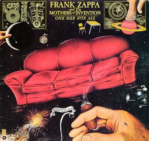 FRANK ZAPPA & MOTHERS OF INVENTION - One Size Fits All Album Cover Photos & 12" LP Vinyl ...