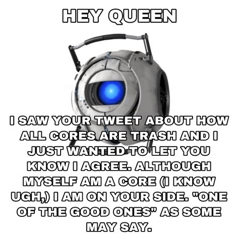 wheatley heyyy queen | Heyyy Queen I Saw Your Tweet | Know Your Meme