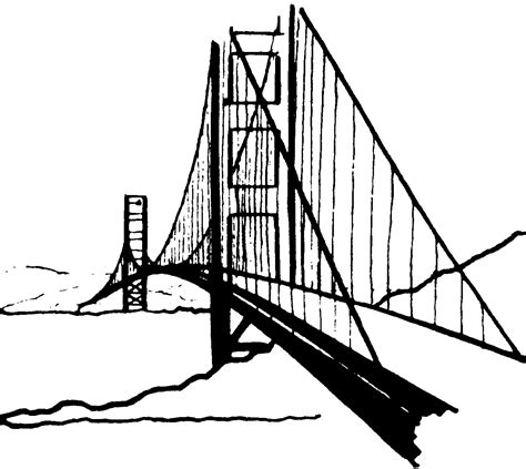 Free Bridge Cliparts Outline, Download Free Bridge Cliparts Outline png images, Free ClipArts on ...