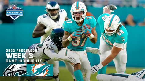 Philadelphia Eagles vs. Miami Dolphins Preseason Week 3 Highlights | 2022 NFL Season - Win Big ...