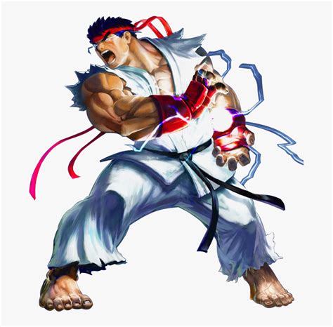 Ryu Hadouken Png Street Fighter Hadouken Pose Transparent Png | The ...