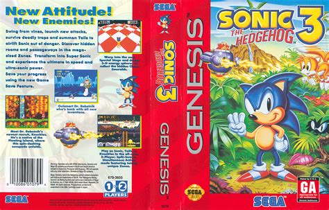 Sonic the Hedgehog 3 for Sega Genesis - kraftsurgical.com