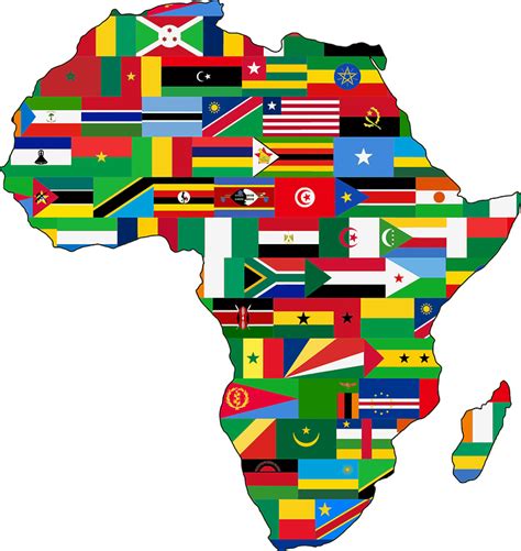 Africa Continent Countries · Free vector graphic on Pixabay