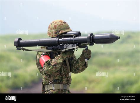 The Panzerfaust 3 Anti-tank rocket launcher of Japan Ground Self-Defense Force Stock Photo - Alamy