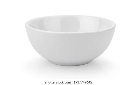 White Ceramics Bowl Isolated On White Stock Photo 1937749645 | Shutterstock