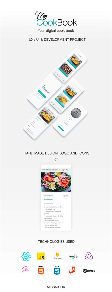 MY COOK BOOK APP on Behance