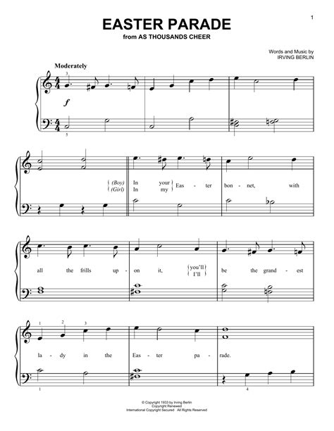 Easter Parade | Sheet Music Direct