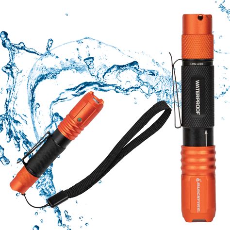 Rechargeable Waterproof 275 Lumen Pocket Flashlight BBM6411 | Blackfire.com