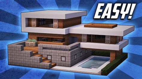 Modern House Minecraft / Minecraft: How to build a Large Modern house ...