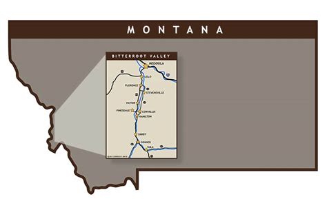 Bitterroot Valley Map & Directions - Bitterroot Info