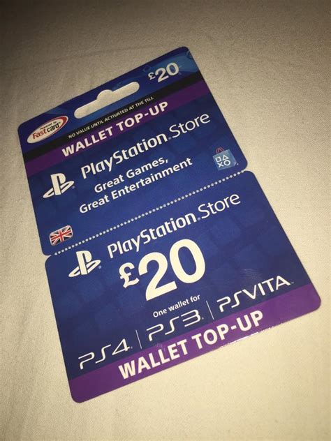 PlayStation PSN Card 20 GBP Wallet Top Up | PSN Download Code - UK ...