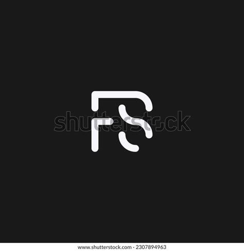 Fs Monogram Logo Stencil Letters Style Stock Vector (Royalty Free) 2307894963 | Shutterstock