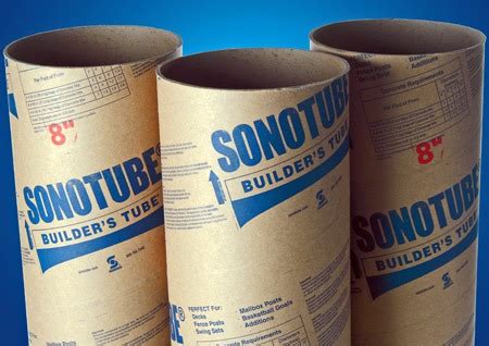 Sonotube Concrete Form - Fairbanks Materials Inc. (FMI)