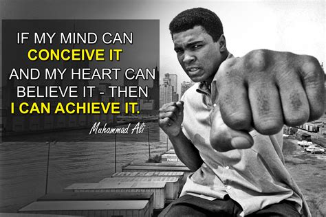 Muhammad Ali Poster Quote Boxing Sports Quotes Posters | Etsy